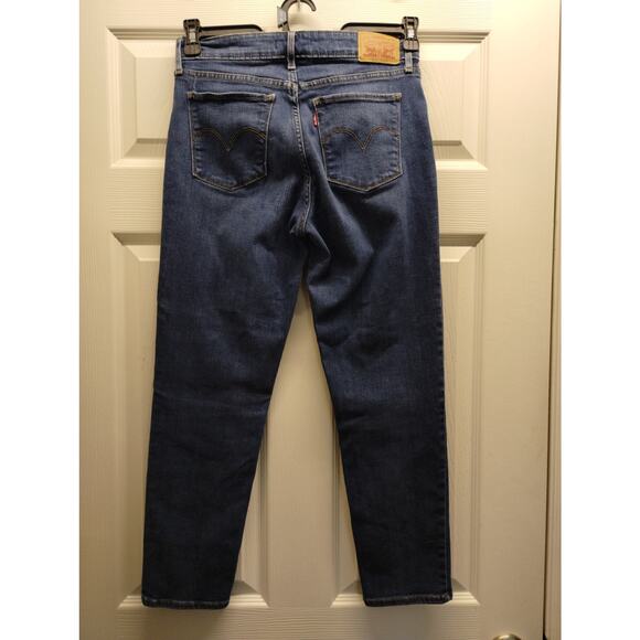 Levi Strauss Women's Size 30 Waist Denim Blue Jeans 712 Slim (25" Inseam) - Picture 2 of 4